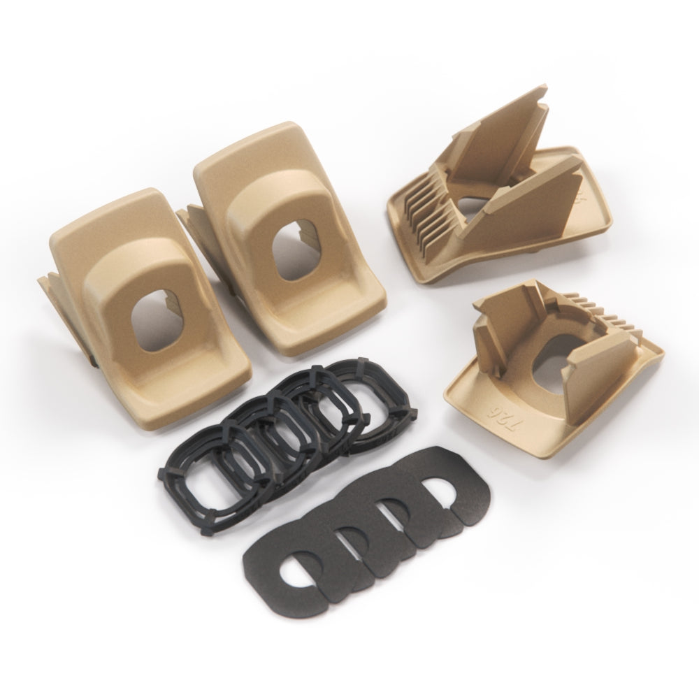 Mercedes W202 W208 W210 Rear Headrest Bracket Cover Trim Set of 4 - All Colours (A2029780029) — view 10