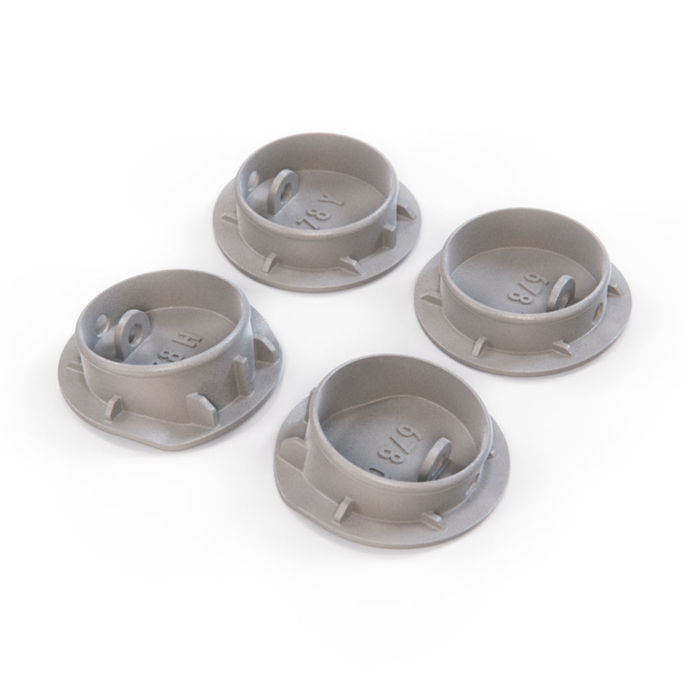 Mercedes W210 AMG Side Rocker Jack Cover Trim Caps Set Of 4 - Primed (HWA2106980130 / HWA2106980230) — view 2