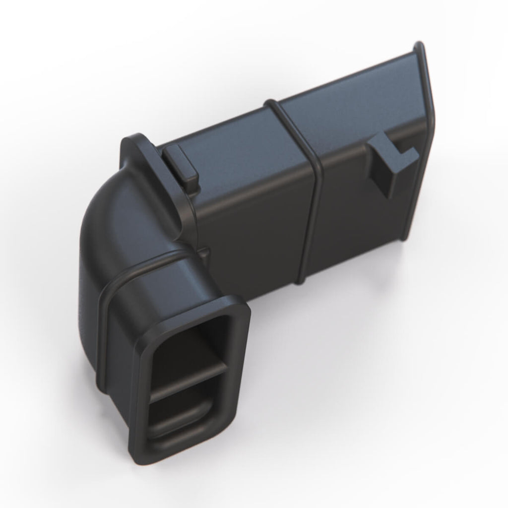 Yamaha XT500 Air Intake Silencer Black (583144410000) — view 2